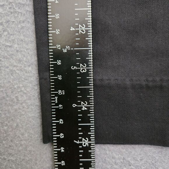 J. Crew Outlet Women 2 Black Tapered Leg Low Rise Chino Pants - Picture 6 of 9